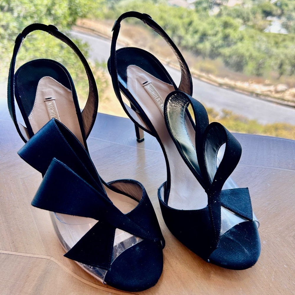 Nicholas Kirkwood Elegant Black Women's Heels